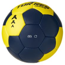 Мяч ганд. TORRES Training, H32452, р.2, ПУ, 4 подкл. слоя, руч. сшивка, мультиколор