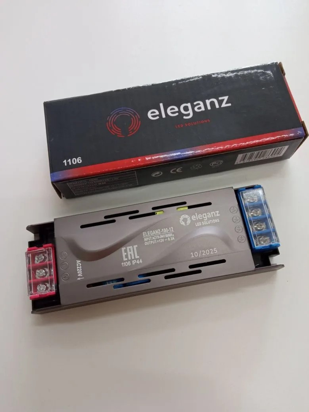 Блок питания 100Вт, 12В, 8,3A, IP44 ELEGANZ