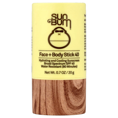 Sun Bum, стик для лица и тела, SPF 40, 20 г (0,7 унции)