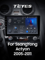 Teyes X1 9"для SsangYong Actyon 2005-2011