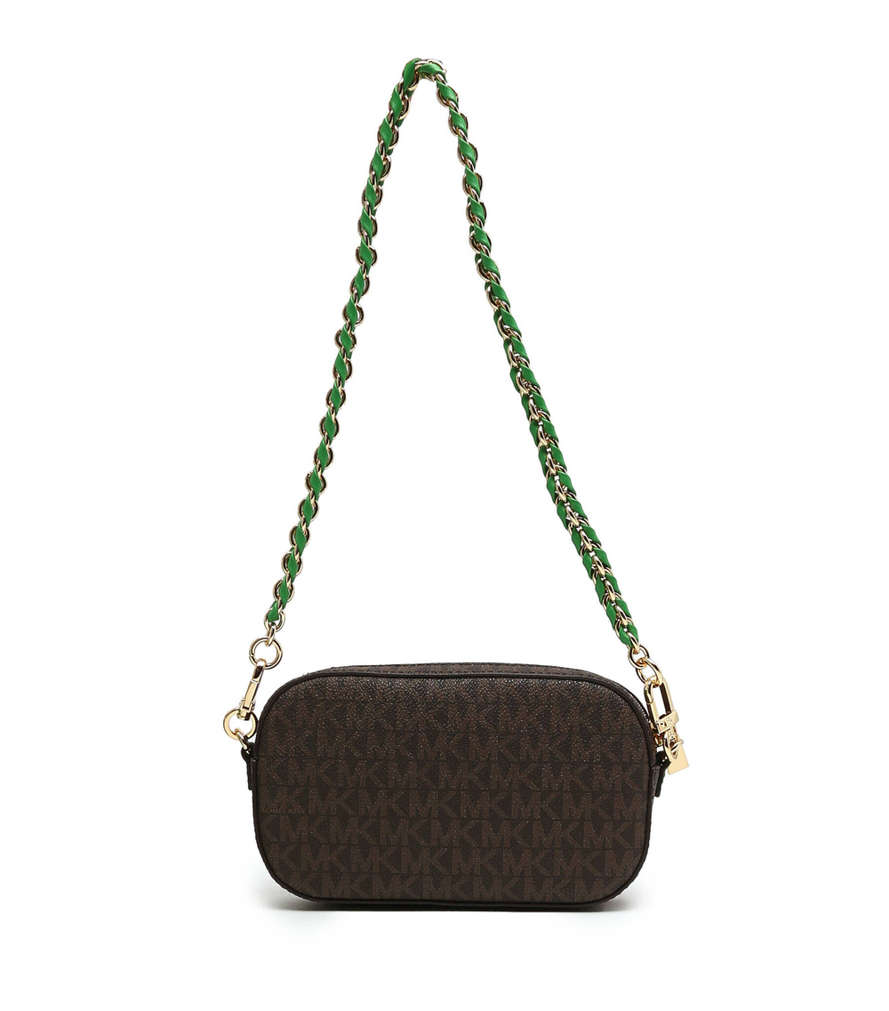 кожаная сумка через плечо 2в1 jet set logo Michael Kors - зеленый(32R3GJ6C4L)