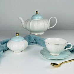 Lenardi 133-408 Чайный сервиз 16пр.280мл в под.уп.(х2)Фарфор