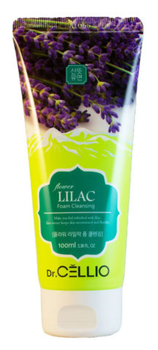 Пенка для умывания с экстрактом сирени DR.CELLIO G70 Flower Lilac Foam Cleansing 100 мл