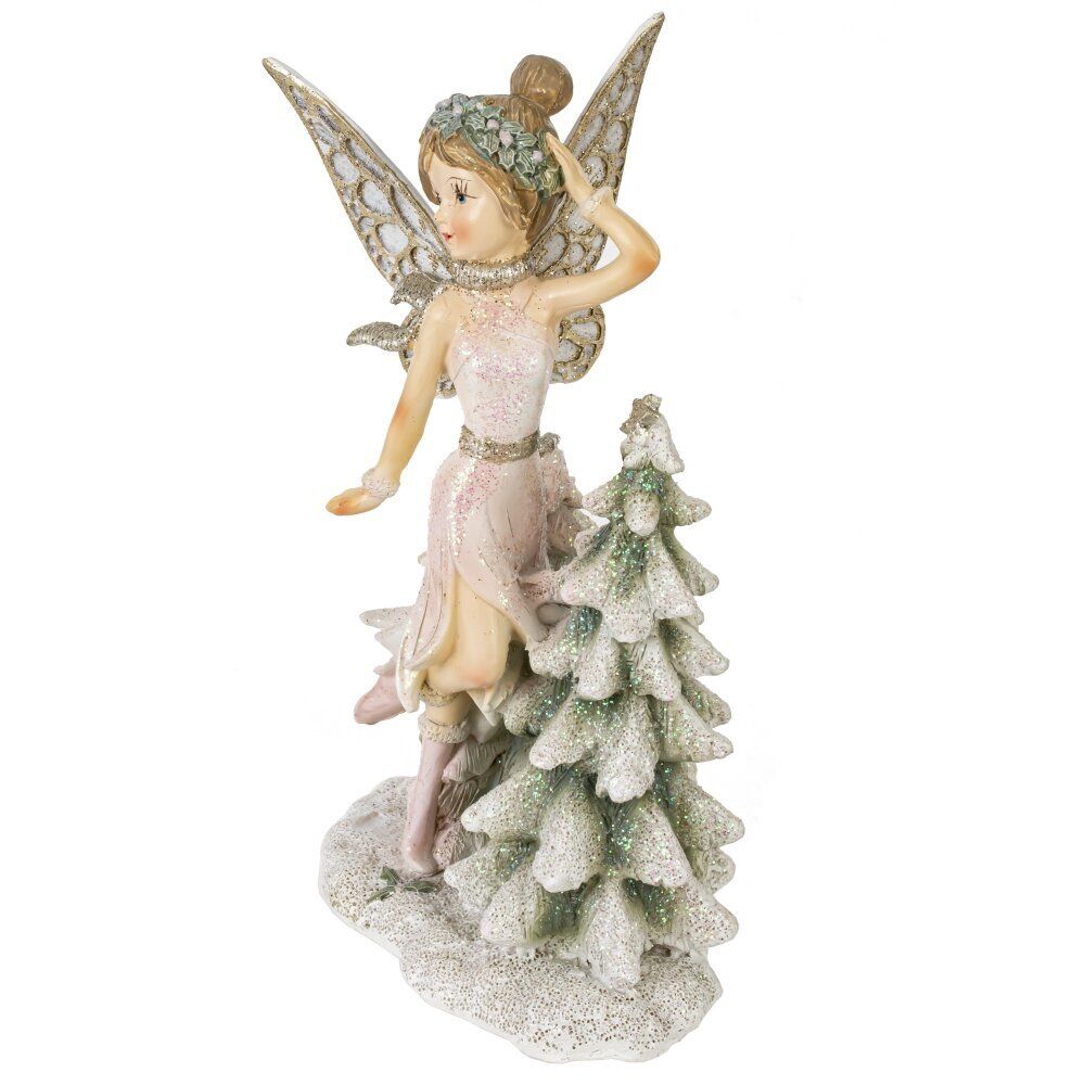 GAEM Фигурка декоративная "Фея с елочкой", L11 W6 H17 см