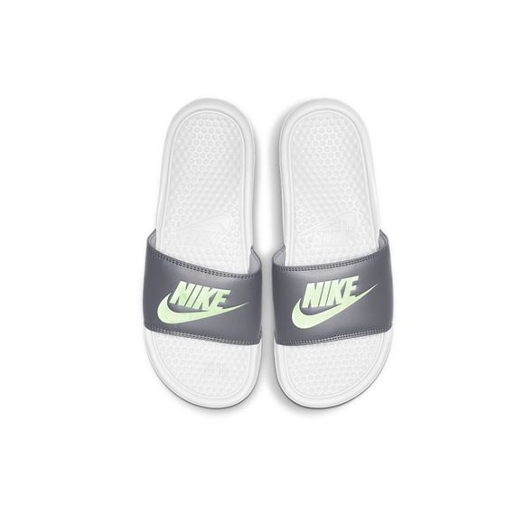 Nike Benassi Slides 'White Grey Green'