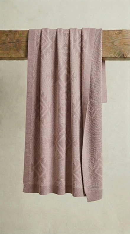 Плед хлопковый МПД054-25 молочный шоколад