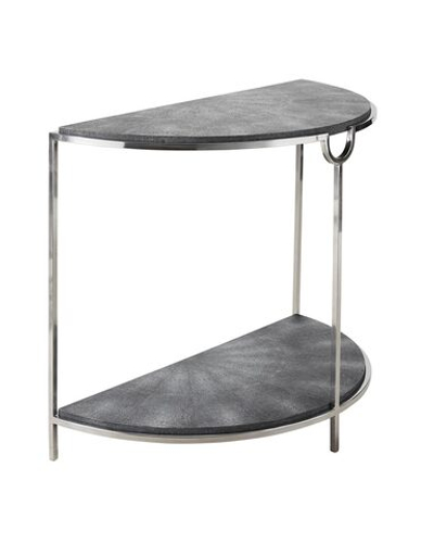 Серая полукруглая консоль “Мэгги”
