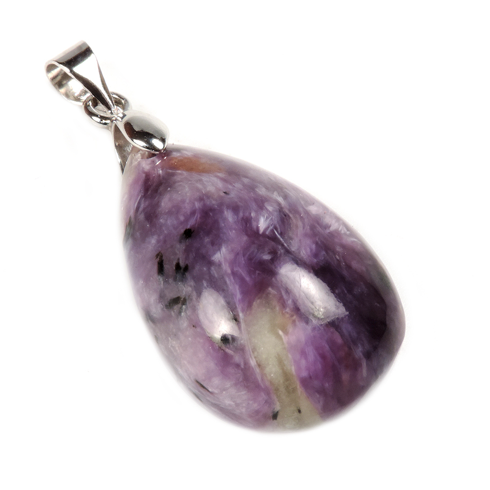 Кулон "Капля №4" чароит