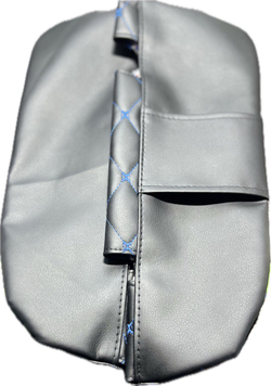 Чехлы на козырьки Лада Веста Vesta(синяя нить Бабочка)