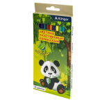 Карандаши цветные Alingar 12 цв., "Сказочный мир" пластиковые, шестигранные, заточенные, грифель 3.0 мм, картон. уп., европодвес