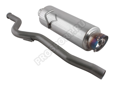 Глушитель  Lada 2112 Street Pro с приглушением звука, Dвход 50мм