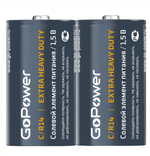 Батарейка R-14 GoPower Zink (2шт/уп)