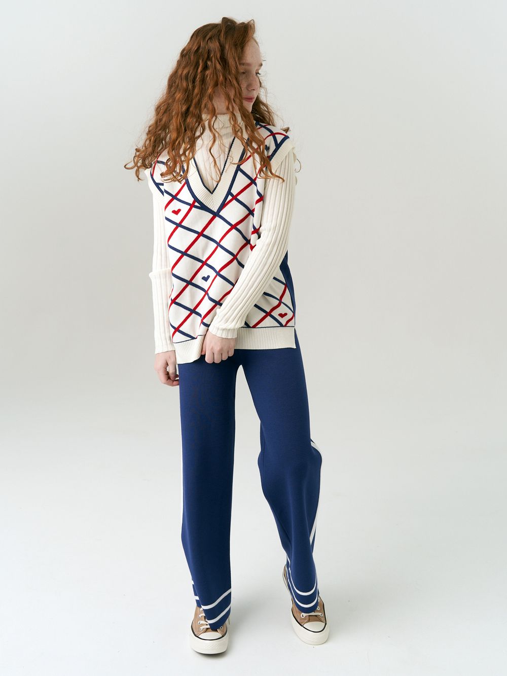 Жилетка в школу для девочки AT1011 сапфировый