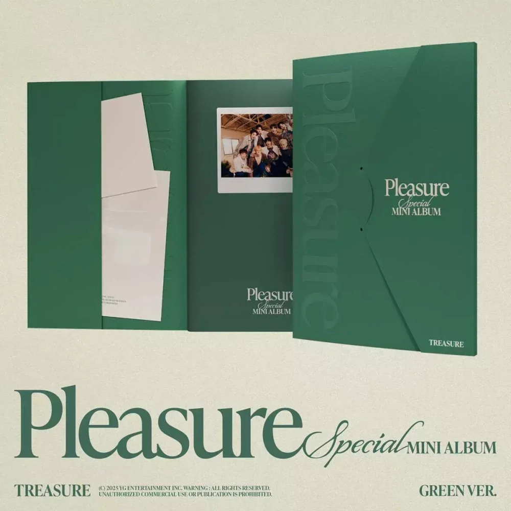 Альбом TREASURE - PLEASURE [Green ver.]