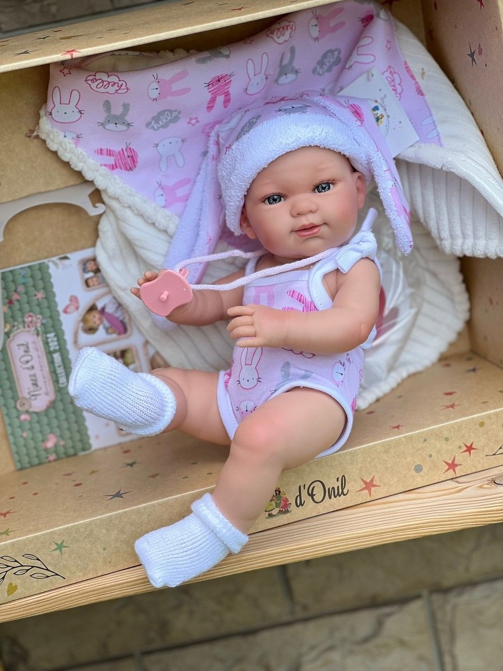 Кукла Nines виниловая 37см Recien Nacido (3602)
