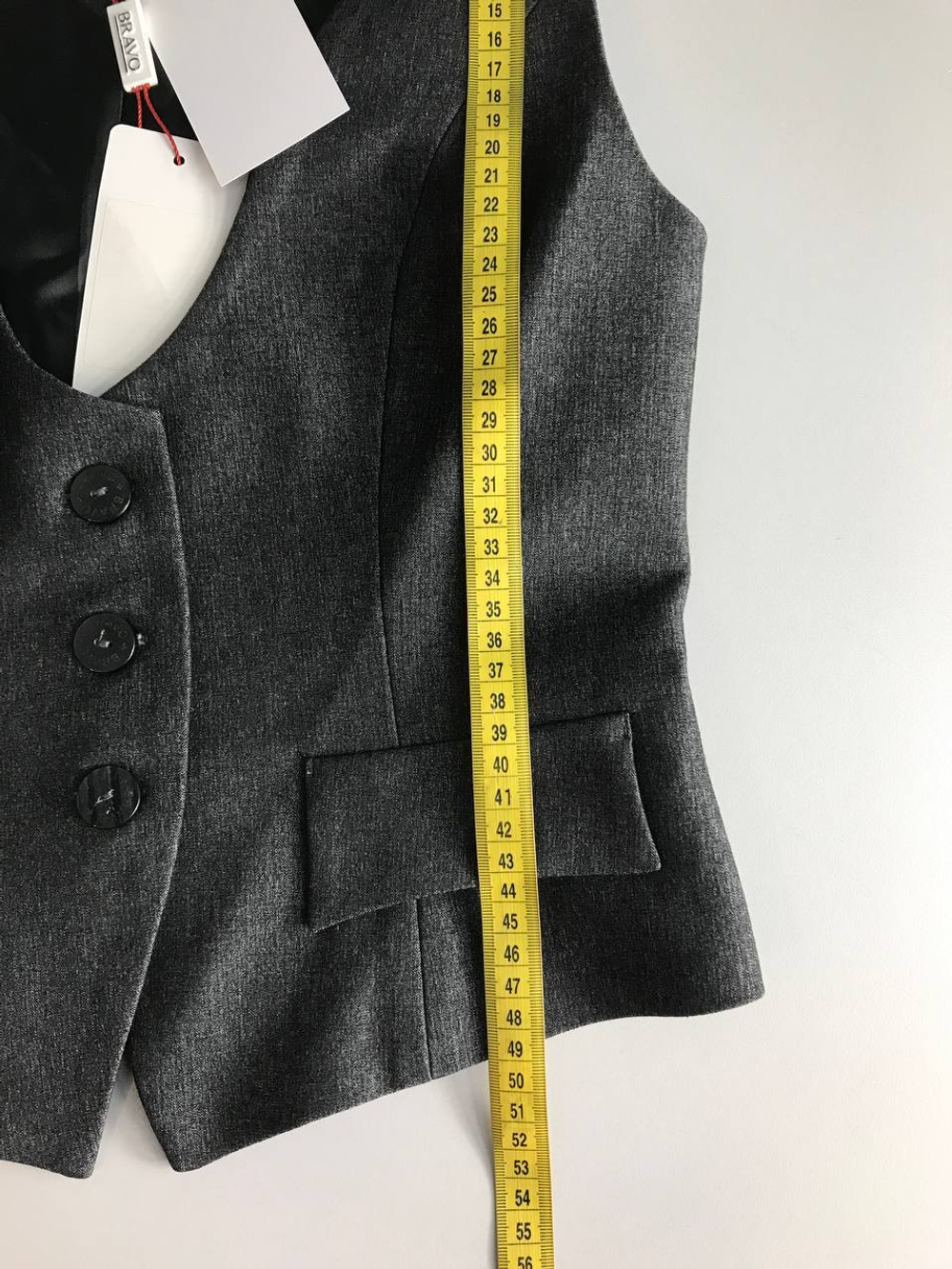 Жилетка Bravo для офисного стиля, визуально на 44 размер, новая