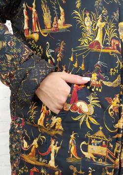 Двусторонняя куртка "Китайский гротеск", по мотивам шпалеры фламандского мастера Judocus de Vos