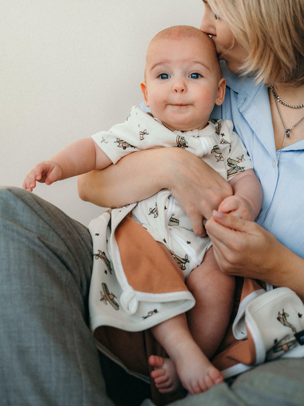 Двусторонний плед Mjölk Самолёты, уценка