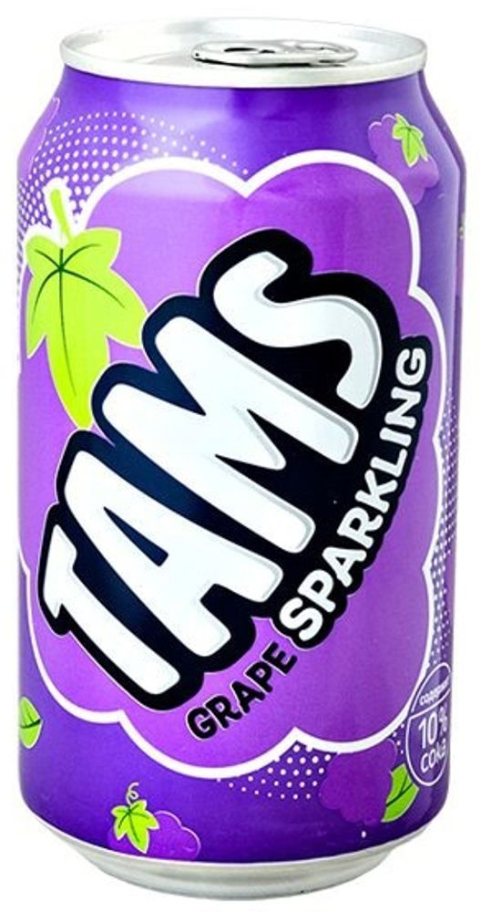 Газированный напиток Tams Grape &quot;Виноград&quot; 0.355 - банка