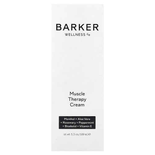 Barker Wellness Co, крем для восстановления мышц, 100 мл (3,3 унции)