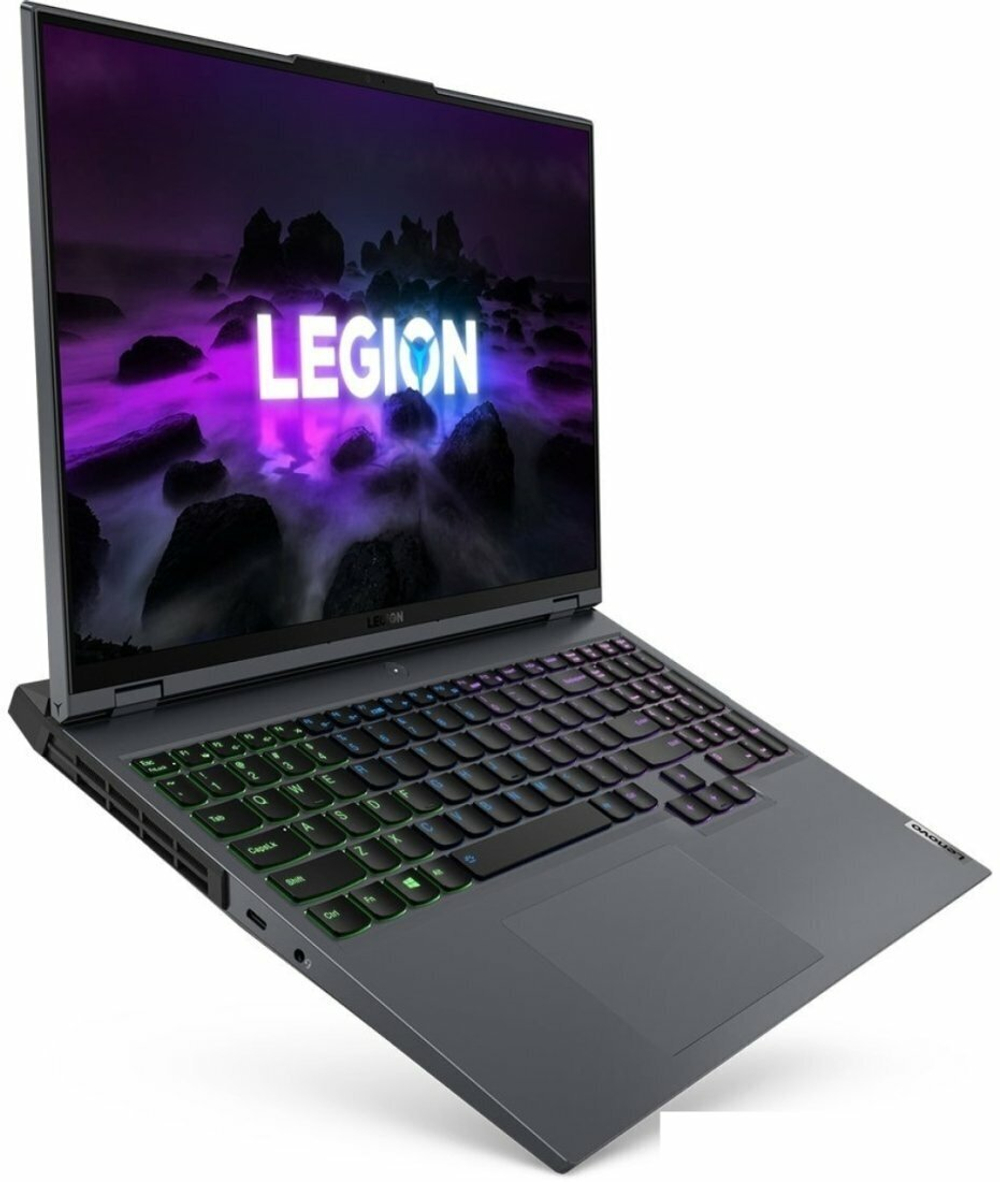 Ноутбук Lenovo Legion 5 Pro-16ITH6 CPU: Intel Core i5-11400H 2.70 ГГц, RAM: 16 ГБ, SSD: 512 ГБ, GPU: nVidia GeForce RTX 3050 Ti 4 ГБ, OS: Windows 11 Домашняя