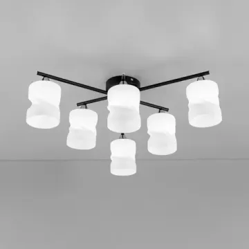 Люстра потолочная 6*E27 CL132165 черный Нильс Citilux