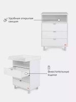 Комод RANT Basic 64см 3 ящ. (арт.100) (белый)