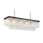 Люстра Odeon 10C/P black/frost