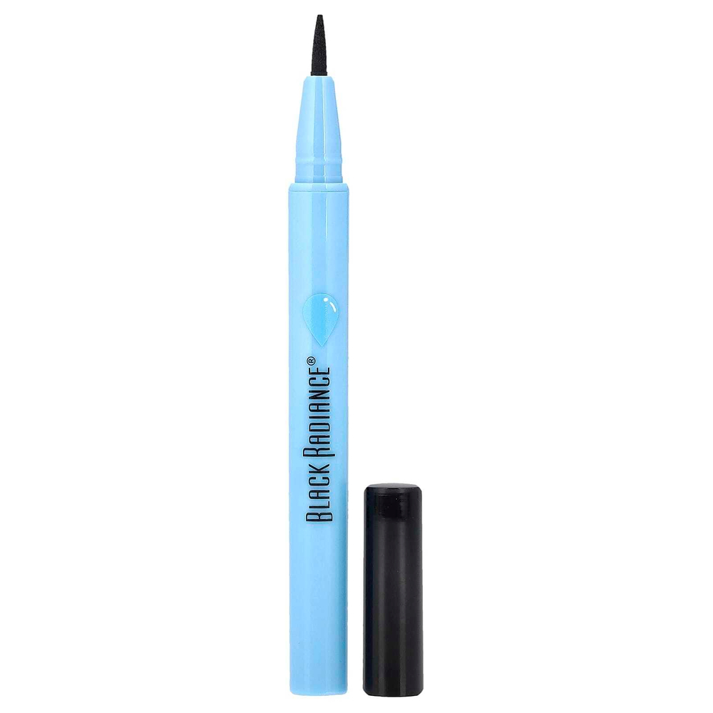 Black Radiance, Fine Line, водостойкая жидкая подводка для глаз, CA6425, черный бархат, 0,94 мл (0,03 жидк. унции)