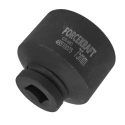 Головка ударная глубокая 1'', 75мм (6гр) FORCEKRAFT FK-48510075