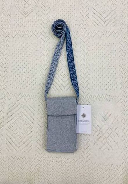 Сумка СМ303-33/27 св.серый/т.синий