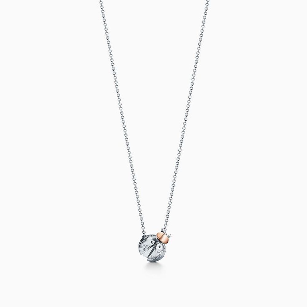 Подвеска из жёлтого золота 18k с бриллиантами, Tiffany 💎Hard Wear Double link