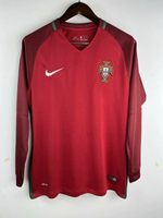 Купить домашнюю ретро форму c длинными рукавами сборной Португалии 2016