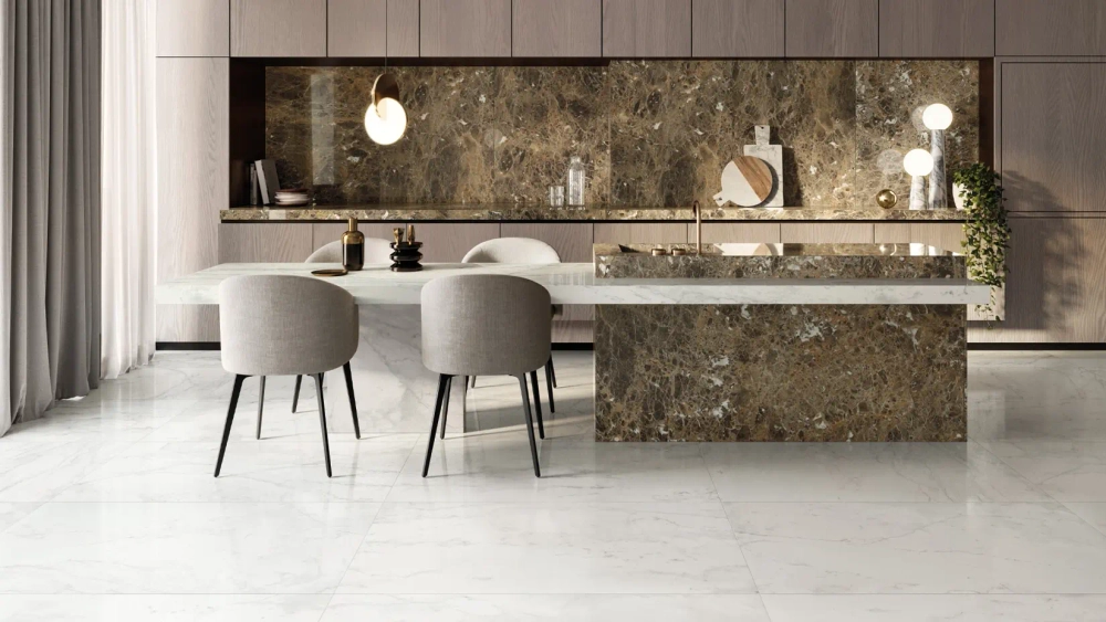 CHARME DELUXE BIANCO MIKELANZHELO (ШАРМ ДЕЛЮКС БЬЯНКО МИКИЛАНДЖЕЛО) 1200*600 керамогранит, патинированный