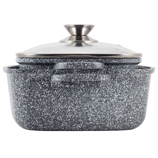 Набор квадратных кастрюль 5 предметов Ofenbach NB 100508 кастрюли 2,3 л; 4,4 л; прихватки 2 шт.