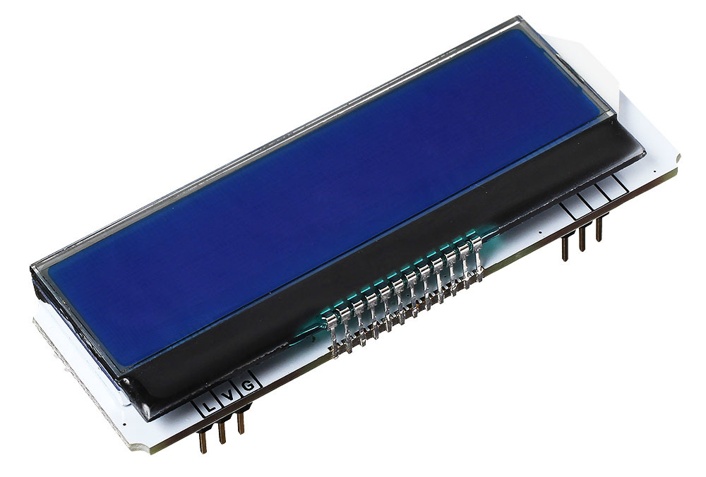 Текстовый дисплей 16×2 (Troyka-модуль)