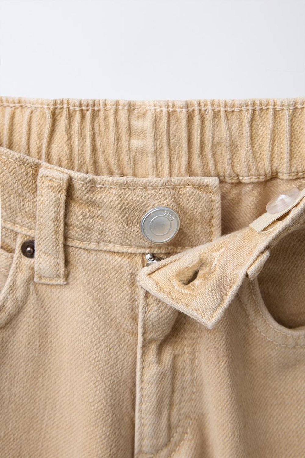 ZARA ДЖИНСЫ КАРГО С КАРМАНАМИ, ОРАНЖЕВЫЙ