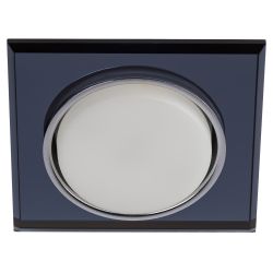 Светильник встраиваемый cо светодиодной подсветкой ЭРА DK LD50 BK под лампу GX53 черный | Встраиваемые LED светильники