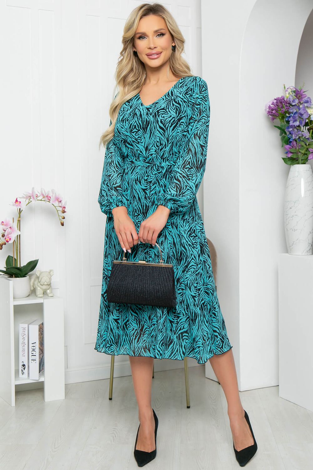 Платье "Волшебная история" (бирюза) П5328 LT Collection