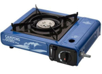 Плита газовая портативная CAMPING GURU PLUS (TS-233), с переходником  "Tourist"
