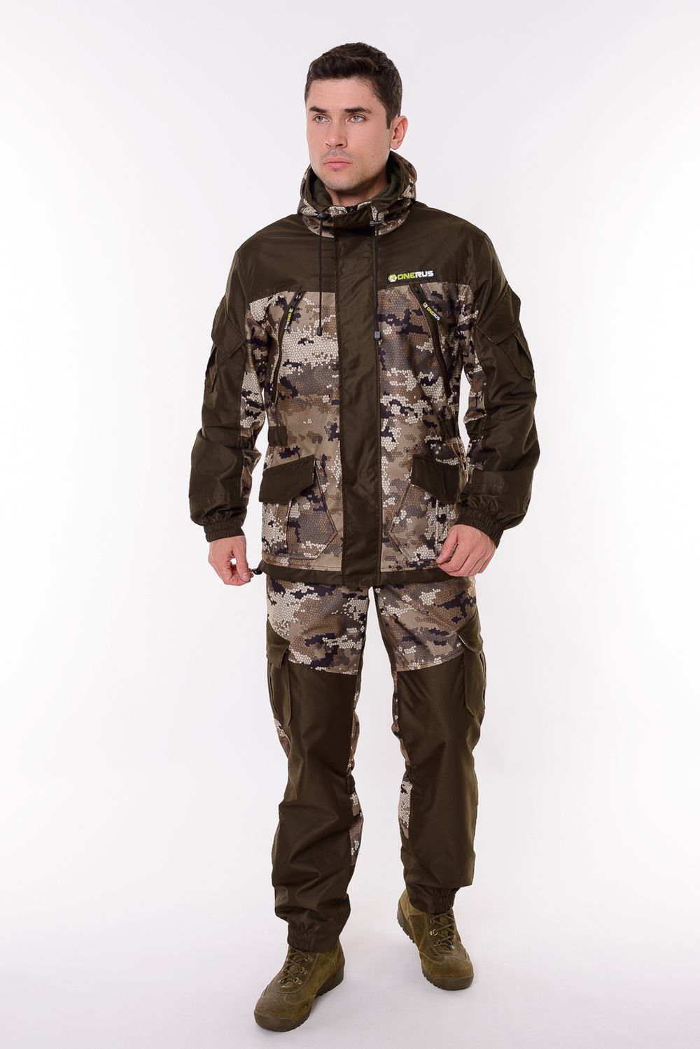 Демисезонная куртка ONERUS "Горная -5" (Алова/Бежевый) Флис подклад