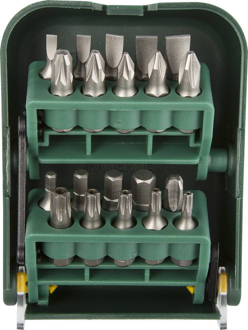 Набор бит ″EXPERT″, KRAFTOOL 26135-H21, в мобильном бит-боксе с клипсой, Cr-V, 25мм, 21 предмет