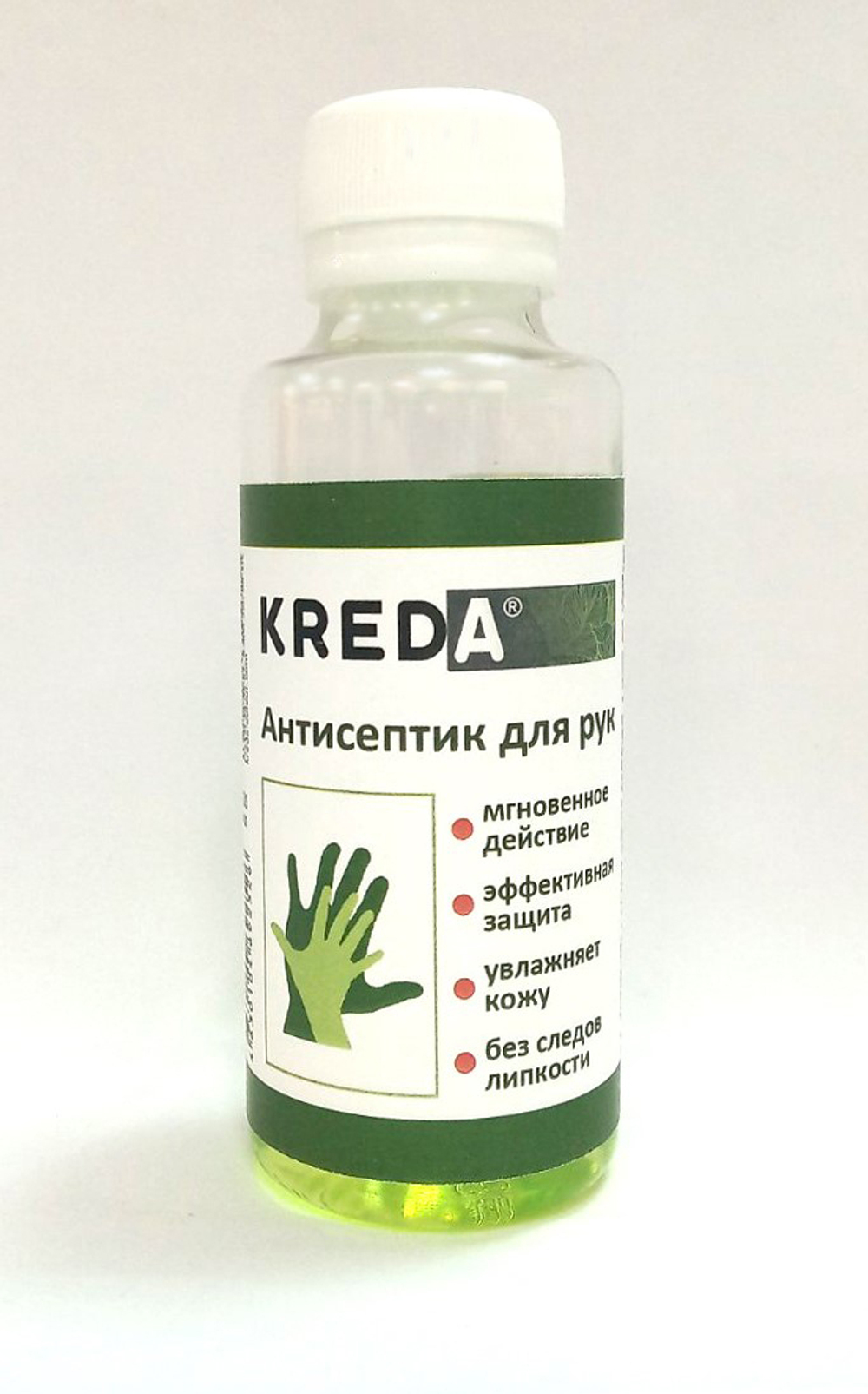 АНТИСЕПТИК для рук TM KREDA 0,1л (6шт)
