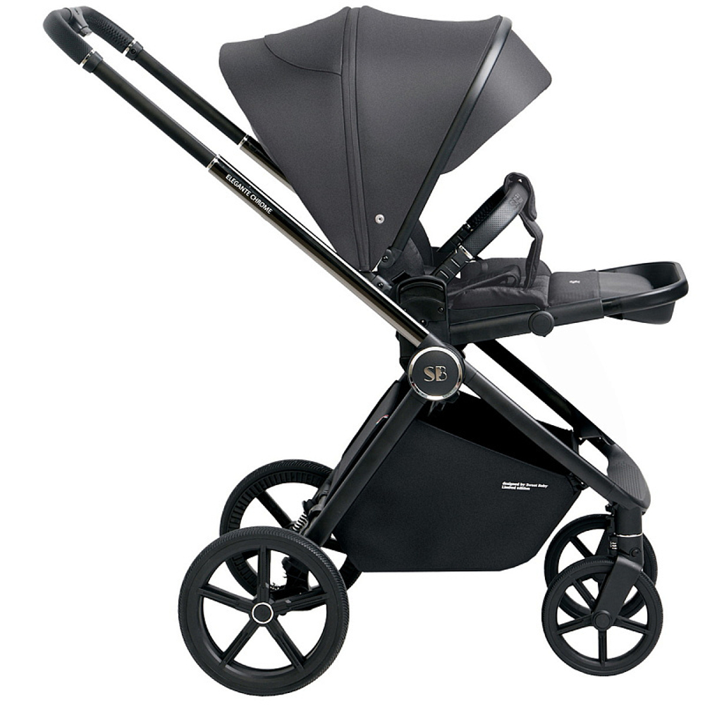 Детская коляска Sweet Baby Elegante 3 в 1 Chrome Grey 427224