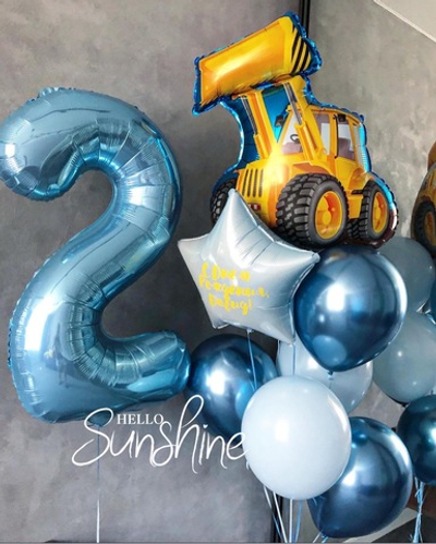 Сет Желтый экскаватор