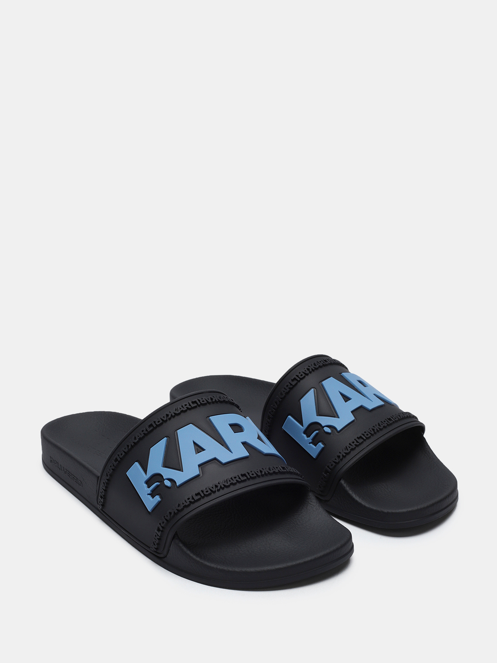 Шлепки LAGERFELD 521479 черный с синим