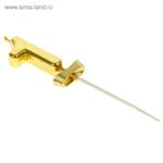 Свеча в торт под золото цифра "1"