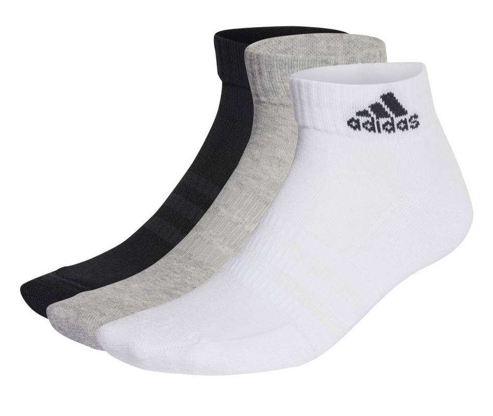 Теннисные носки Adidas Cushioned Sportswear Ankle 3P - разноцветный
