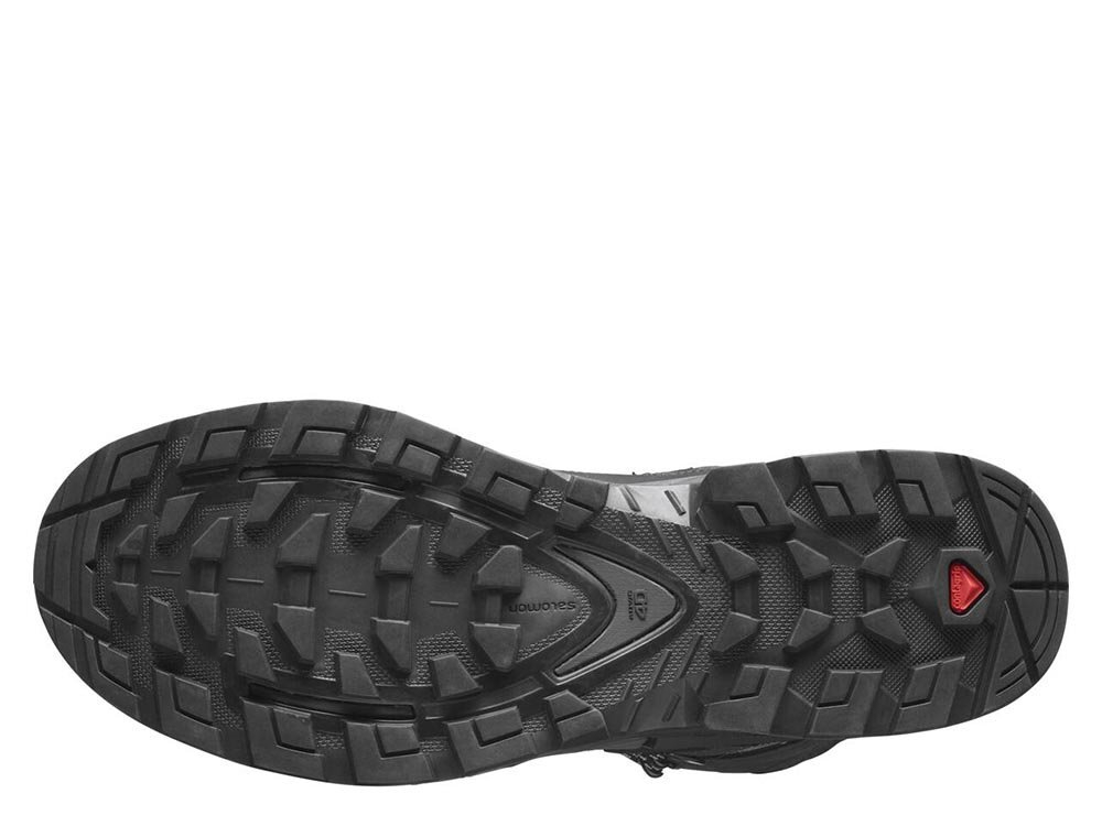 Кроссовки для бега мужские Salomon Quest 4 Gore-Tex M черно-серые