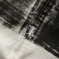 TSHRT  Stripe Hand Painted Black